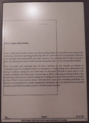 The awkward 150% PDF zoom on the Kindle DX (Authoring eBooks)