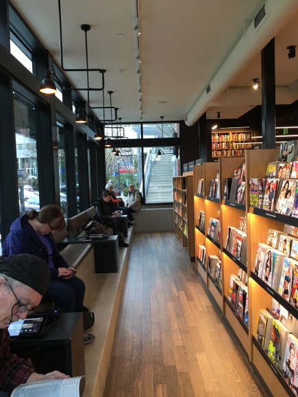 Amazon Books benches