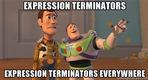 Expression terminators in Erland.jpg Expression terminators in Erlang