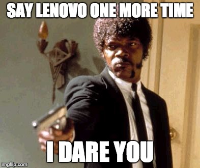 Lenovo meme