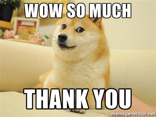 Thank you meme
